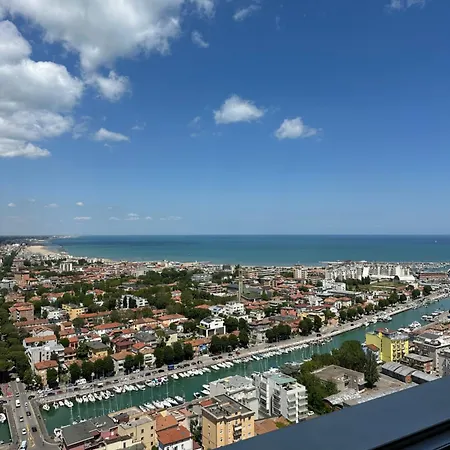 Deluxe In Favoloso Attico Vista Mare Ρίμινι